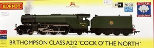 Hornby BR Thompson Cock O the North Class A2/2 No 60501 TSX Triplex Sound Steam Generator OO Gauge