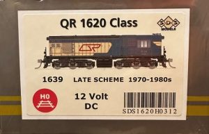 QR 1620 Class 1639 Late Scheme 1970-1980s  1630 HO Scale